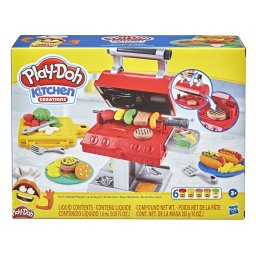 Set gratar Play-Doh cu forme, stampile si accesorii pentru gatit