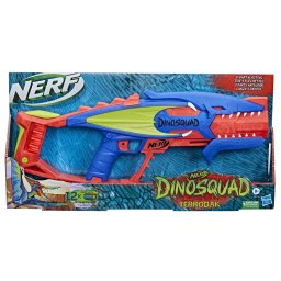 Blaster Nerf DinoSquad Terrodak cu 12 sageti din spuma, 8+ ani