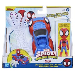 Set Spidey cu masinuta, figurina si accesoriu Marvel Hasbro