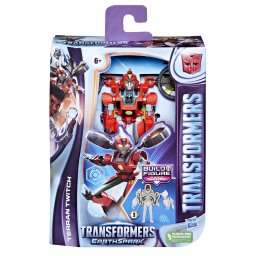 Figurina Transformers EarthSpark Deluxe Terran Twitch 12,5 cm
