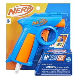 Blaster Nerf N Series Flex compact, cu 2 sageti, pentru copii 8+