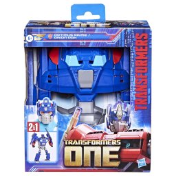Figurina Transformers One Optimus Prime 2 în 1 cu masca si accesorii