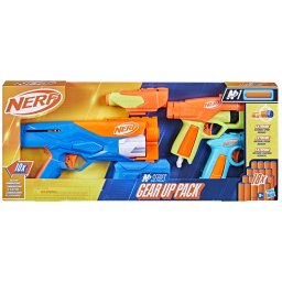 Set blastere Nerf N Series Gear Up Pack cu 3 lansatoare si 18 sageti