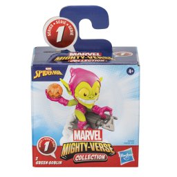 Figurina Green Goblin Marvel Mighty-Verse Seria 1, 6 cm, Hasbro