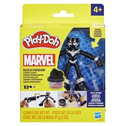 Figurina flexibila Play-Doh Marvel Black Panther 10 cm cu accesorii