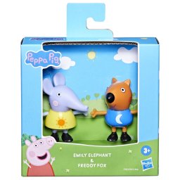 Set 2 figurine Peppa Pig Prieteni Buni Emily Elephant si Freddy Fox