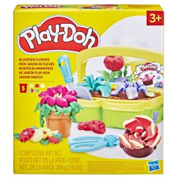 Set Play-Doh Gradina Inflorita pentru modelaj creativ, 5 culori, 3+ ani