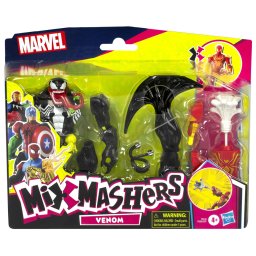 Figurina Venom Marvel MixMashers cu accesorii interschimbabile, 12 cm