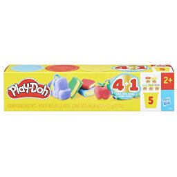 Set plastilina Play-Doh cu 5 cutii colorate, 425 g, pentru copii 2+