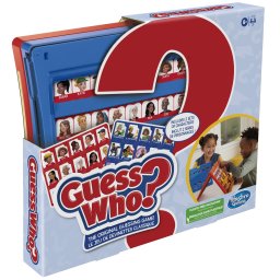 Joc de societate Ghici Cine? în limba engleza, Hasbro, 2 seturi personaje