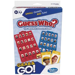 Joc Guess Who Grab and Go în limba engleza, format de calatorie, 6+ ani