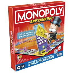 Joc Monopoly App Banking în limba engleza, 8+ ani, Hasbro