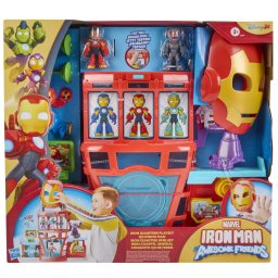 Set de joaca Marvel Iron Man cu masca, figurine si accesorii Hasbro