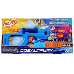 Blaster Nerf Cobaltfury cu 24 darduri N1, incarcare basculanta