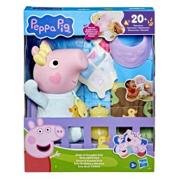 Papusa interactiva Evie Peppa Pig Oinks and Snuggles cu accesorii