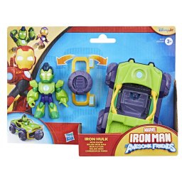 Set vehicul si figurina Marvel Iron Hulk pentru copii 3+ ani