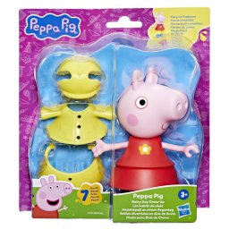 Figurina Peppa Pig 15 cm cu accesorii vestimentare de schimb