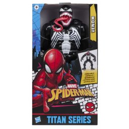 Figurina Venom Marvel Spider-Man Titan Series, 30 cm, articulata