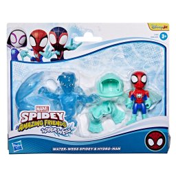 Set 2 figurine Marvel Spidey si Hydro-Man cu accesorii Water-Webs