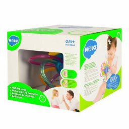 Zornaitoare gingivala pentru bebe 0m+, jucarie senzoriala multicolora