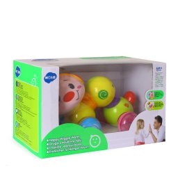 Viermisor plimbaret interactiv cu sunete, lumini si melodii pentru bebelusi
