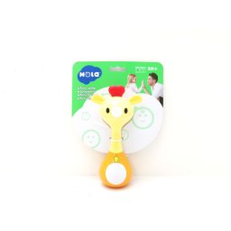 Zornaitoare girafa pentru bebelusi cu sunete, lumini si texturi 3+ luni