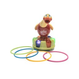 Ratusca interactiva cu inele vesele, lumini si muzica pentru copii