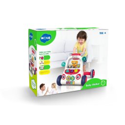 Antemergator bebe multicolor 3 in 1 cu centru de activitati interactive