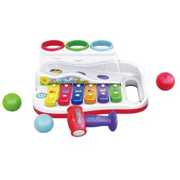 Centru muzical xilofon pentru copii, cu clape si efecte sonore