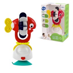 Jucarie bebe cu ventuza si zornaitoare tip pestisor, 6 luni+