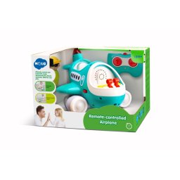 Avion cu telecomanda pentru copii, cu lumini, sunete si mod automat