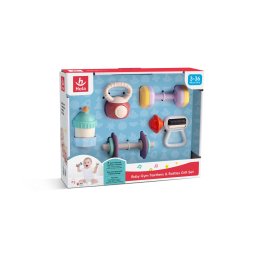 Set 5 jucarii gingivale pentru bebe, tematica sport, 3+ luni