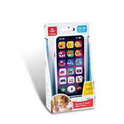 Telefon interactiv pentru bebe cu inregistrare, sunete si activitati educative