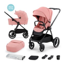 Carucior multifunctional Kinderkraft NEA 2 în 1, Ash Pink