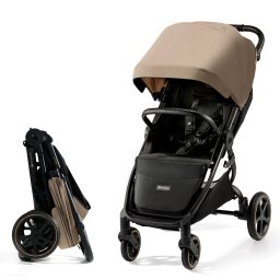 Carucior sport ultra compact Kinderkraft Mitzy 0-22 kg, Linen Beige