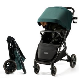 Carucior sport ultra compact Kinderkraft Mitzy 0-22 kg, Jade Green