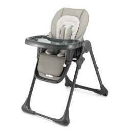 Scaun de masa 2 in 1 Kinderkraft TUMMIE pliabil, gri