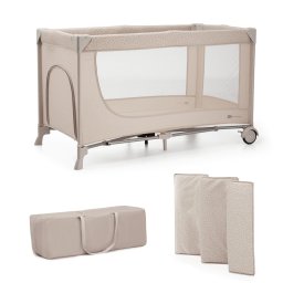 Patut pliabil de calatorie Kinderkraft Joy 2 2 în 1, bej