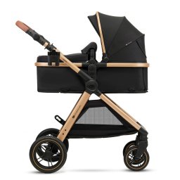 Carucior 3 in 1 Kinderkraft ESME cu scoica i-Size, Pure Black