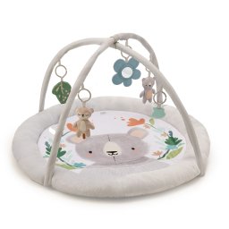 Saltea educativa pentru bebelusi Kinderkraft Cozyplay cu 5 jucarii