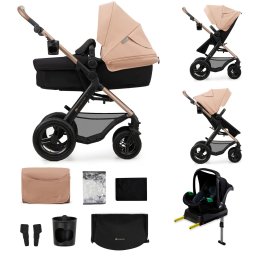 Carucior multifunctional 4 in 1 Kinderkraft MOOV 2 AIR, Sand Beige