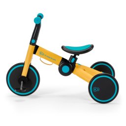 Bicicleta de echilibru si tricicleta 3 în 1 Kinderkraft 4TRIKE galbena