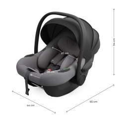 Scoica auto Kinderkraft I-Lite i-Size 40-87 cm, Grey