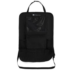 Organizator auto Kinderkraft 2 în 1 cu 8 buzunare si suport tableta, negru