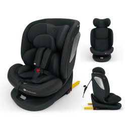 Scaun auto Kinderkraft I-Grow 2 i-Size 40-150 cm, rotativ, Black