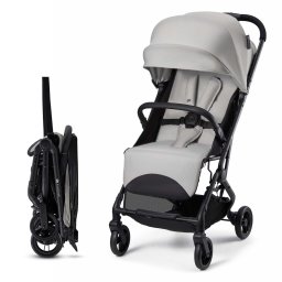 Carucior sport Kinderkraft Indy 3 Urban Grey, usor si compact