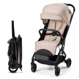 Carucior sport Kinderkraft Indy 3, Misty Beige, pliabil si usor