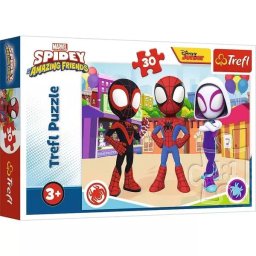 Trefl: Spiday și prietenii săi - puzzle cu 30 de piese