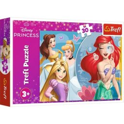 Trefl: Prințesele Disney - puzzle cu 30 piese