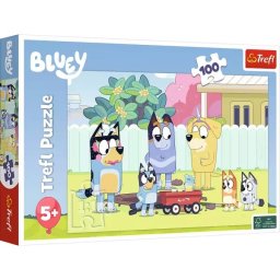 Trefl: Lumea fericită a lui Bluey – puzzle de 100 de piese